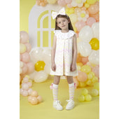 A'Dee Girls Chevron Poplin Dress